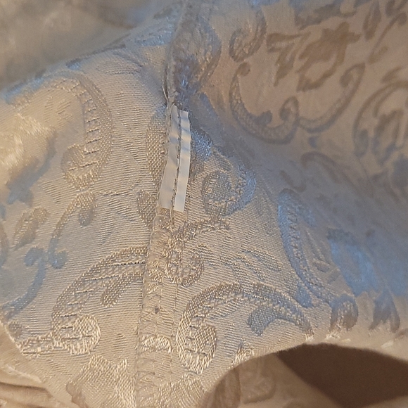 EUC Kensie Cream Colored Broquet Beaded Collar Dress - Picture 6 of 13
